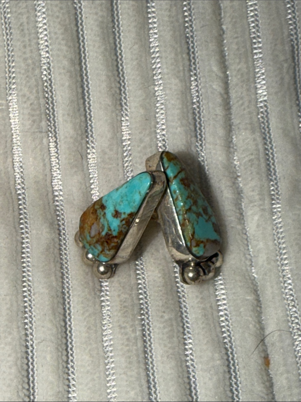 Sterling silver turquoise studs new